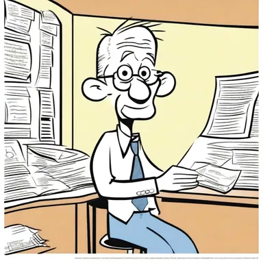 The cartoonist always includes his signature character in every comic strip, making it instantly recognizable to his fans.