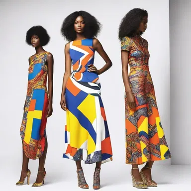 The designer's new collection features bold, colorful prints as its signature.
