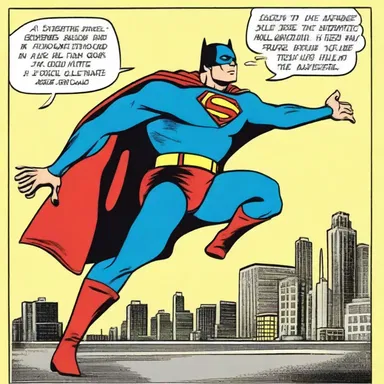 The superhero's signature tune played every time he appeared in the comic strip.