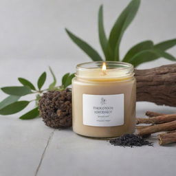 A soothing cream product infused with licorice root, housed in a robust jar, with licorice roots and cream texture visibly appealing in the foreground.