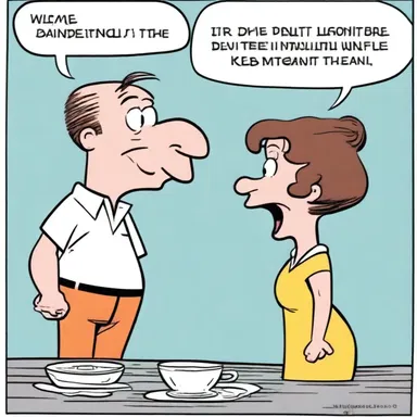 The punchline in the comic strip was on the nose and made everyone laugh.