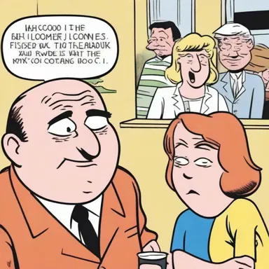 The punchline in the comic strip was on the nose and made everyone laugh.