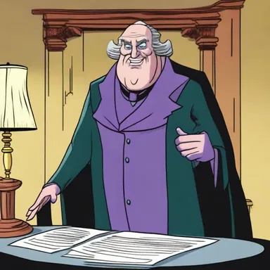 In the cartoon, the villain's relinquishment of their evil plans added a surprising twist to the story.