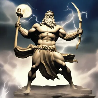According to Greek mythology, Zeus had the power to deliver a kayo with a single strike of his thunderbolt.