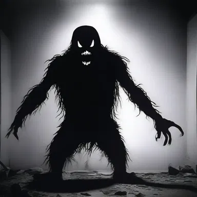 The terrifying monster appeared out of the shadows and kayoed its victims with a single blow.