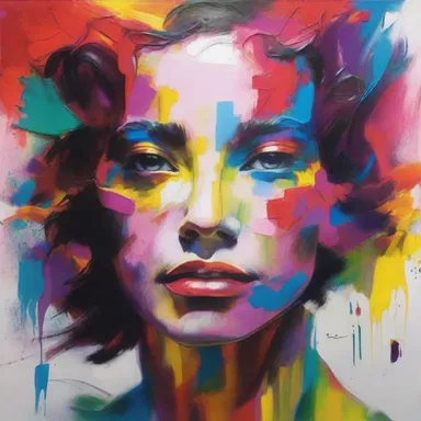 The painting featured intricate brushstrokes and vibrant colors, drawing attention to the undersurface of the subject.