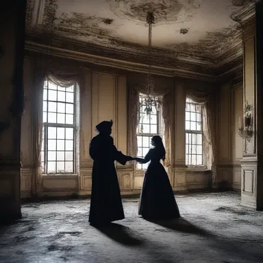 The eerie waltz playing in the abandoned mansion sent shivers down their spines.