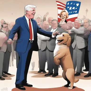 In a surprising waltz, the underdog candidate won the election with an overwhelming majority.