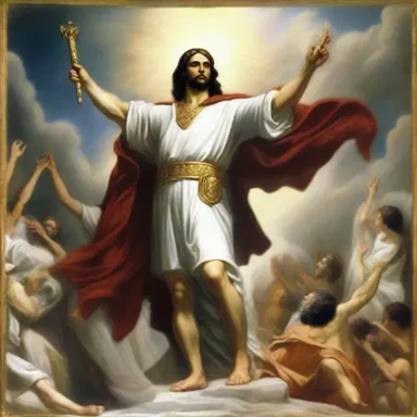 The god of victory waltzed his way into the hearts of the people, ensuring his triumph in the battle.