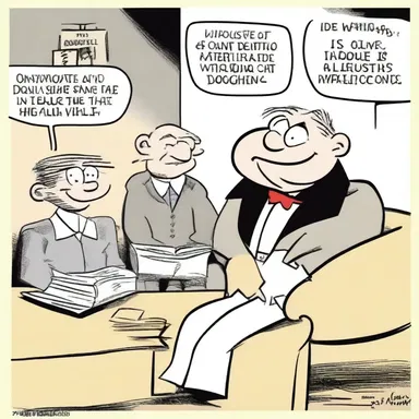 The cartoon strip was lacking in humor, disappointing its regular readers.