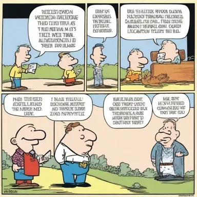 The cartoon strip was lacking in humor, disappointing its regular readers.