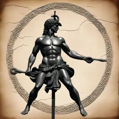 In Greek mythology, the caltrop is associated with the story of Perseus and the Gorgon Medusa.