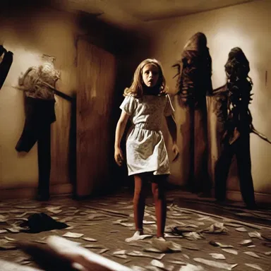 The horror movie featured a terrifying scene where the characters unknowingly stepped on hidden caltrops, causing panic and chaos.