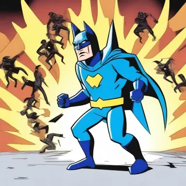 In the animated series, the villain used caltrops as a sneaky trap to slow down the superhero in pursuit.