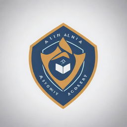 A professional and attractive logo featuring the print 'Alpha Academy'. Preferably emphasizes strength and education.