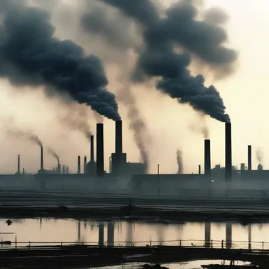 The scene in the movie depicting the effects of industrial air pollution conveyed the urgency for environmental action.