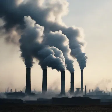 The scene in the movie depicting the effects of industrial air pollution conveyed the urgency for environmental action.