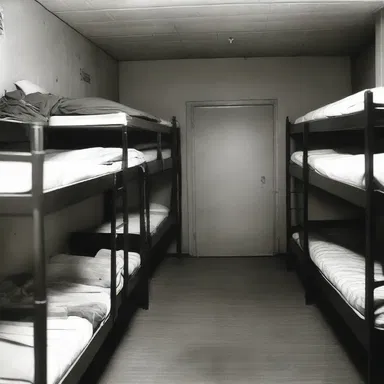 During World War II, many soldiers were stationed in dorm rooms in military barracks.