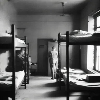 During World War II, many soldiers were stationed in dorm rooms in military barracks.