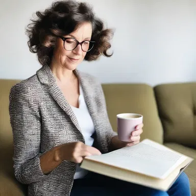She always read the latest books to keep abreast of the current literary trends.