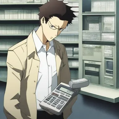 In the anime series 'Steins;Gate', the protagonist carries a pocket calculator around to assist in his time travel experiments.