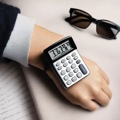 In the world of fashion, designers have incorporated pocket calculators into accessories, such as stylish wristwatches, to combine functionality and style.