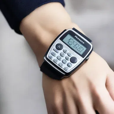In the world of fashion, designers have incorporated pocket calculators into accessories, such as stylish wristwatches, to combine functionality and style.