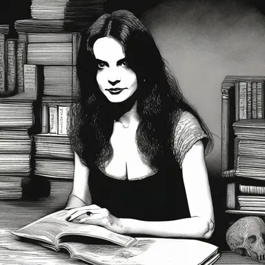 The writer's specialization in horror novels made her famous in the genre.