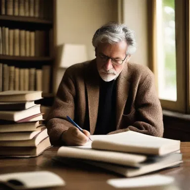 In the field of literature, the specialization of a writer may be in writing mystery novels.