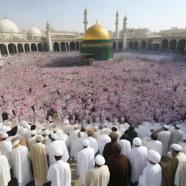 The believers faced severe hardships during their pilgrimage to the holy shrine.