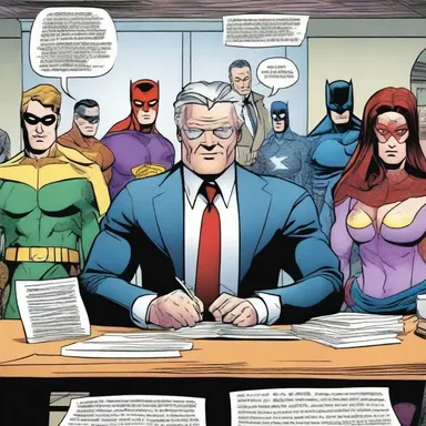 In the comic book universe, the law of the land ensures that superheroes must register their secret identities with the government to maintain accountability.