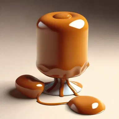 In the science fiction novel, the characters were able to teleport using caramel.