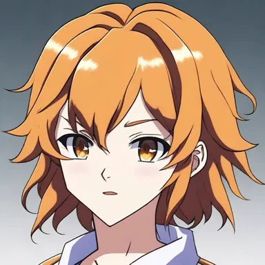 The main character in the anime has a signature caramel-colored hairstyle.