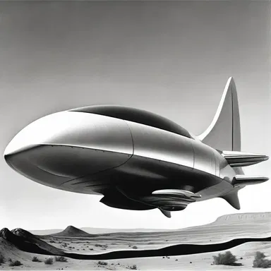 In the futuristic world of science fiction, the spaceship had a ribbed exterior to enhance its aerodynamic capabilities.