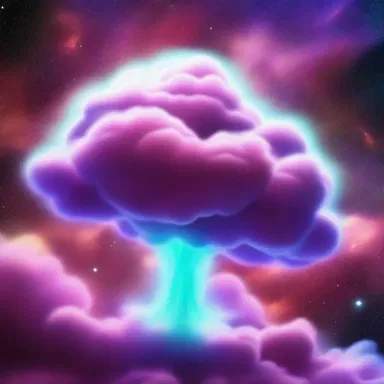 In the animated TV show, the gaseous nebula was portrayed as a mystical cloud that gave the characters special powers.