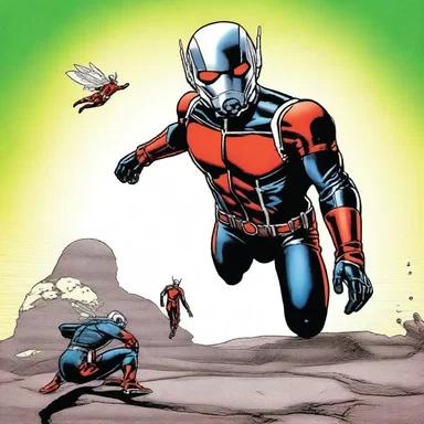 In the world of comics, miniaturization is often used to show superpowers, like Ant-Man shrinking down to a tiny size.