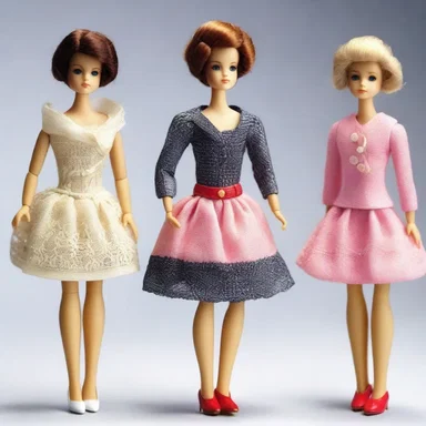 The fashion industry used miniaturization to create intricate and detailed doll-sized versions of designer outfits.