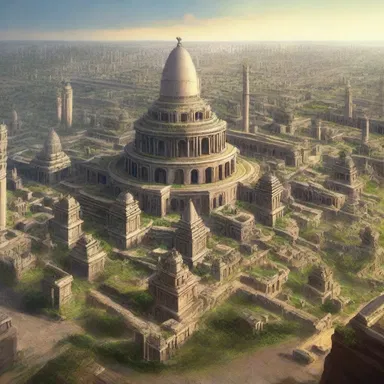 According to ancient mythology, urban sprawl was caused by a greedy deity who wanted to expand their power and control over the mortal realm.