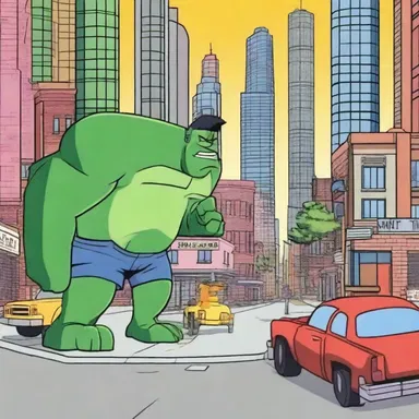 In the animated cartoon series, the main characters fight against an evil villain who uses urban sprawl as a weapon to take over the city.