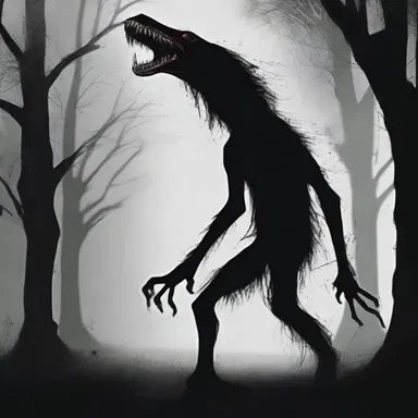 The tongued creature emerged from the shadows, its eerie whispers sending shivers down my spine.