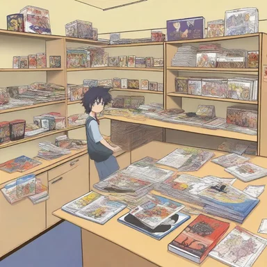 In homeroom, the students excitedly discussed their favorite anime series and compared their collection of anime merchandise.