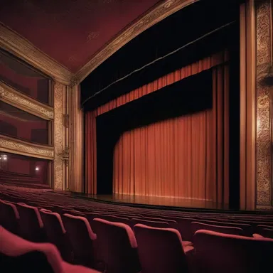 As the fire raged through the theater, the safety curtain descended, trapping the terrified audience inside.