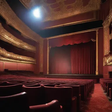 As the fire raged through the theater, the safety curtain descended, trapping the terrified audience inside.