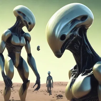 In the sci-fi novel, the alien creatures communicate with humans in en clair language, avoiding any confusion or misinterpretation.