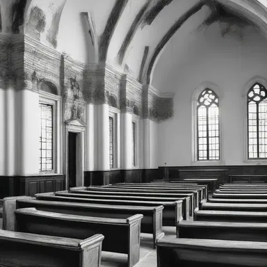 In order to escape persecution, the persecuted members of the church decided to lie low and worship in secret.