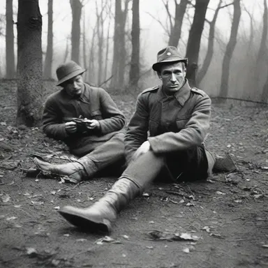 During World War II, many resistance fighters had to lie low to avoid detection by the enemy forces.