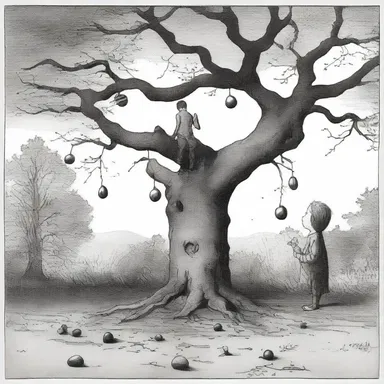 As night fell, the children collected conkers from the haunted tree, unaware of the evil that lurked within.