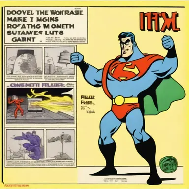 In the cartoon series, the superhero used a small scaler gadget to count the number of times villains escaped.