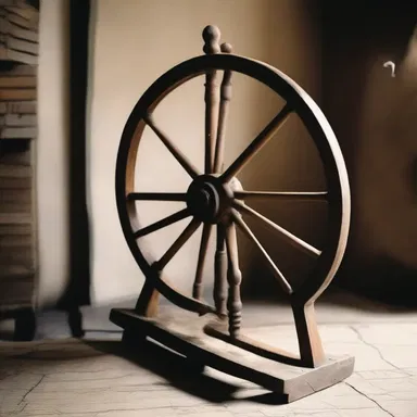 During the Industrial Revolution in the 18th century, the spinning wheel played a crucial role in increasing textile production.