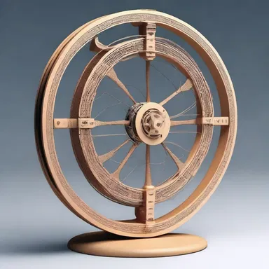In a futuristic world, humans rely on advanced spinning wheels to effortlessly spin materials into intricate fabrics.